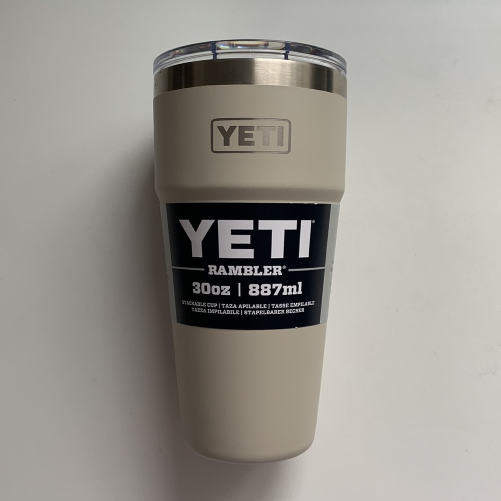 YETI Cream Rambler 30oz 887ml